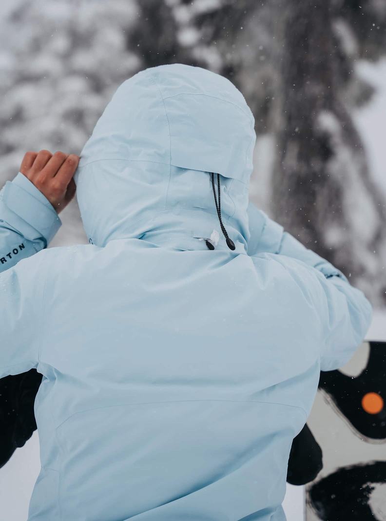 Veste Snowboard Burton [ak] Flare GORE‑TEX 2L Down Femme Bleu | 658701-CWQ