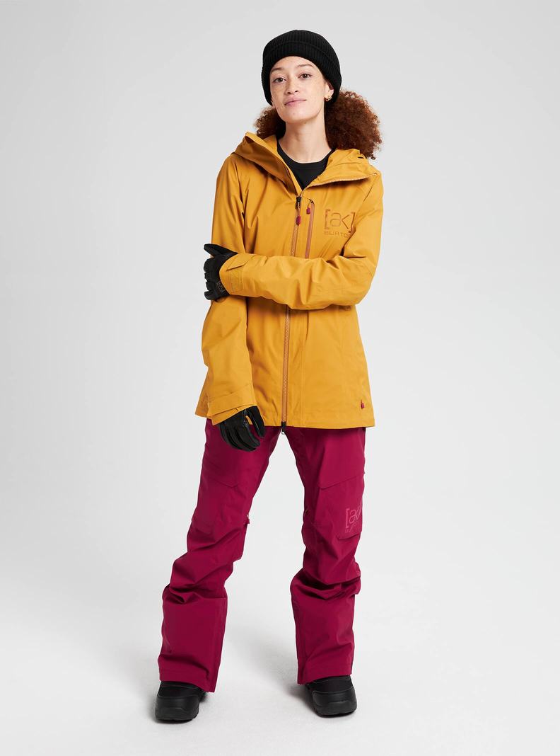 Veste Snowboard Burton [ak] GORE-TEX 2L Upshift Femme Jaune | 458927-ZSI