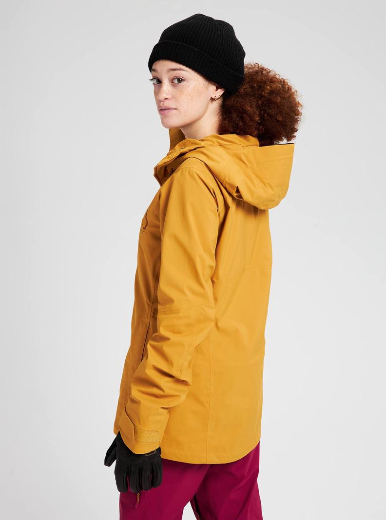 Veste Snowboard Burton [ak] GORE-TEX 2L Upshift Femme Jaune | 458927-ZSI