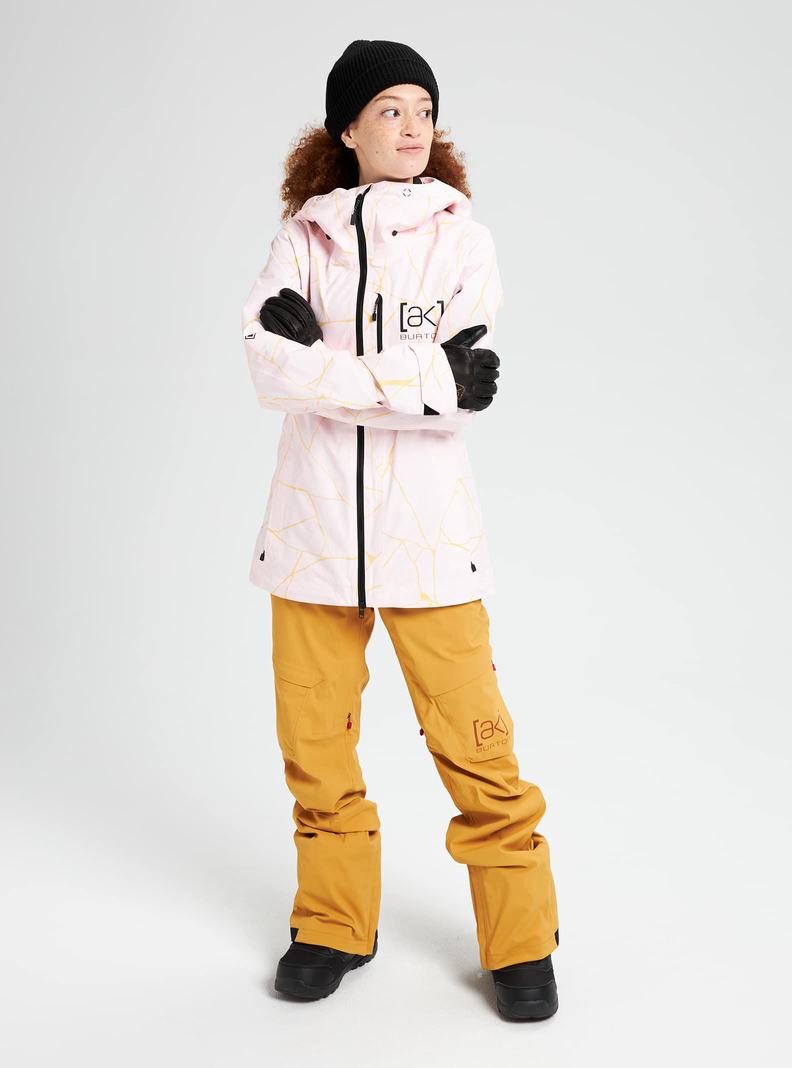 Veste Snowboard Burton [ak] GORE-TEX 2L Upshift Femme Rose | 756938-BKR