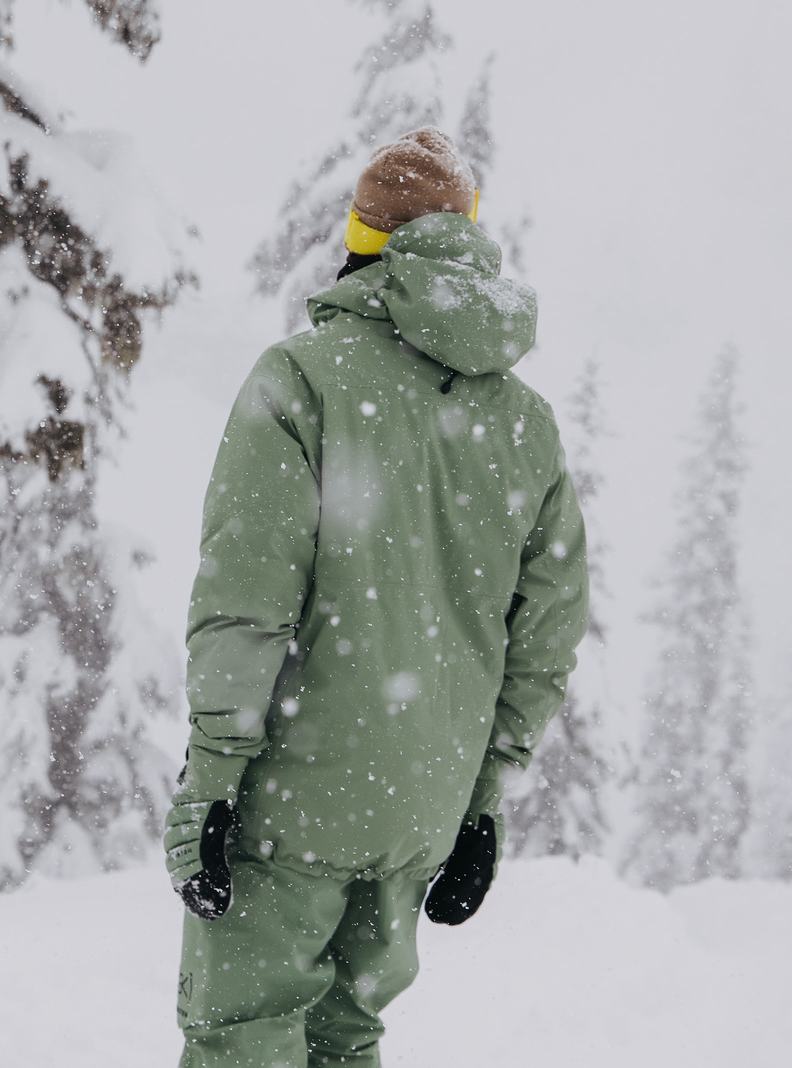 Veste Snowboard Burton [ak] Helitack GORE‑TEX 2L Stretch Homme Vert | 739456-PYC