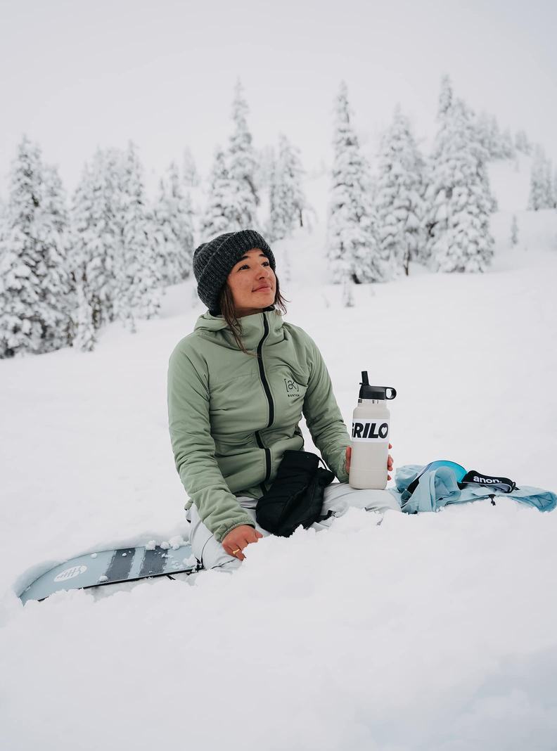 Veste Snowboard Burton [ak] Helium Encapuchonné Stretch Insulated Femme Vert | 329650-VQW