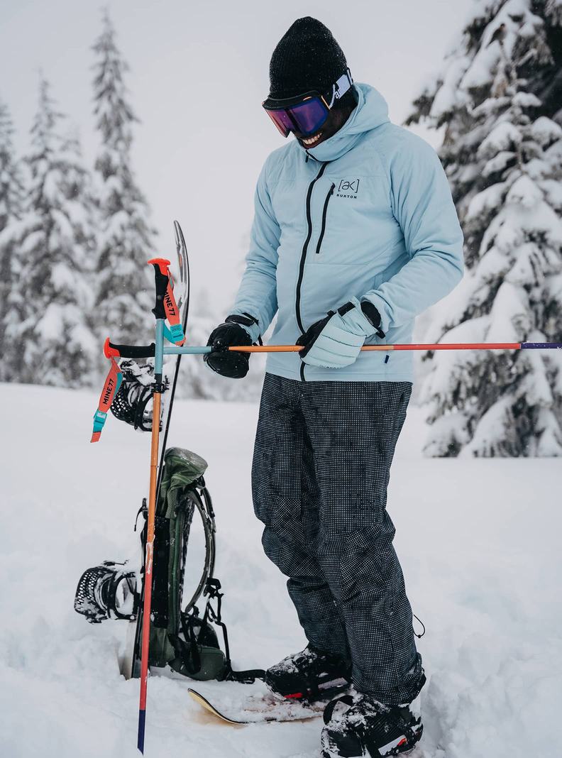 Veste Snowboard Burton [ak] Helium Encapuchonné Stretch Insulated Homme Bleu | 495712-ONZ