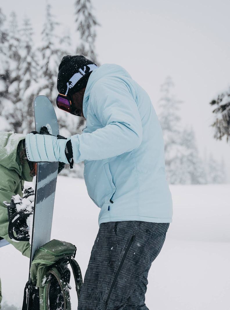 Veste Snowboard Burton [ak] Helium Encapuchonné Stretch Insulated Homme Bleu | 495712-ONZ
