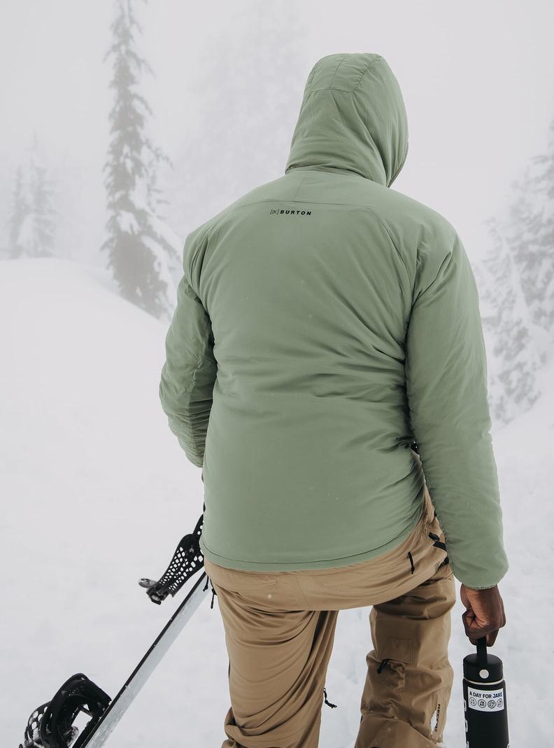 Veste Snowboard Burton [ak] Helium Encapuchonné Stretch Insulated Homme Vert | 596274-XYT