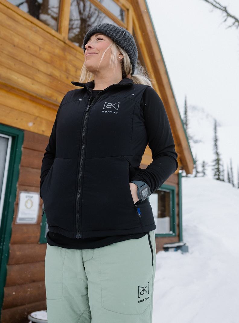 Veste Snowboard Burton [ak] Helium Stretch Insulated Vest Femme Noir | 218063-CVB