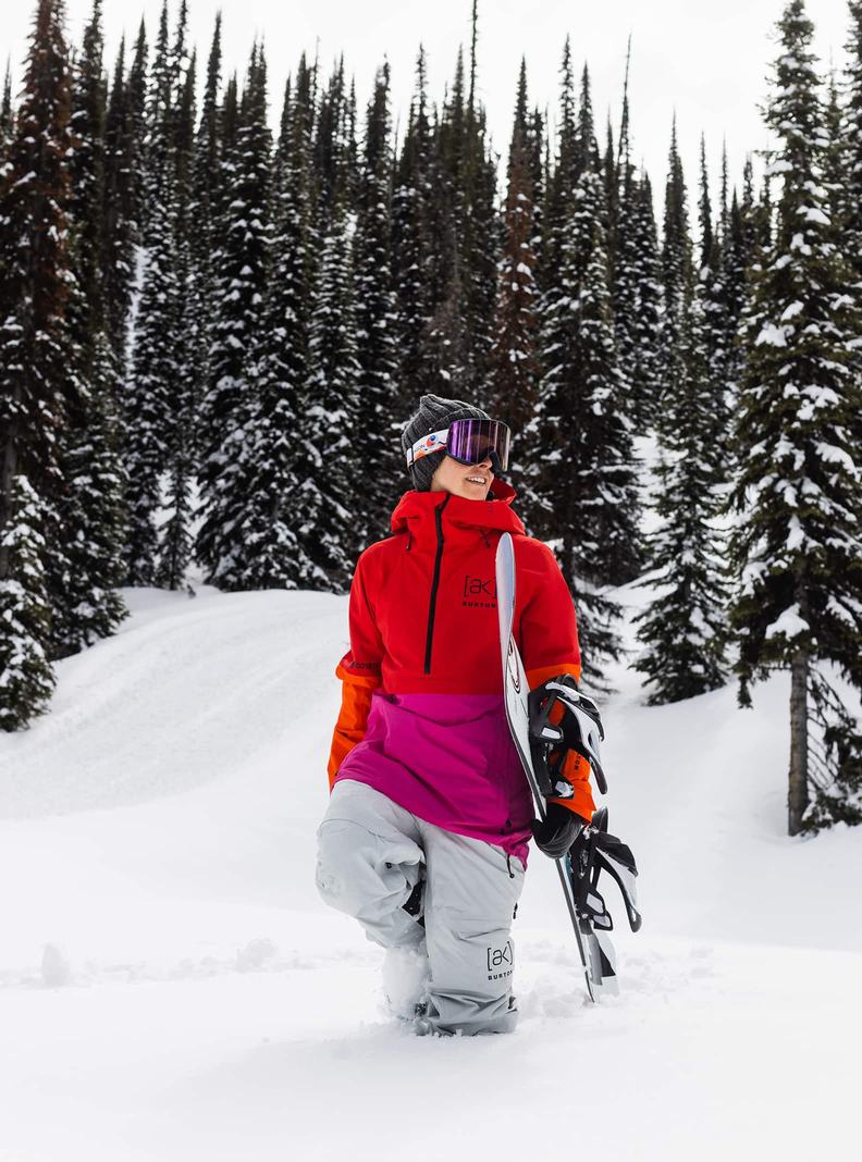 Veste Snowboard Burton [ak] Kimmy GORE-TEX 2L Anorak Femme Rouge Orange | 490513-CPB