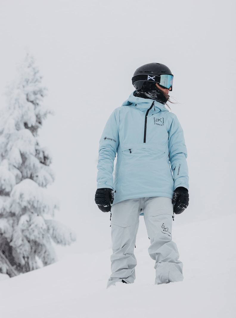 Veste Snowboard Burton [ak] Kimmy GORE-TEX 2L Anorak Femme Bleu | 830624-TYJ