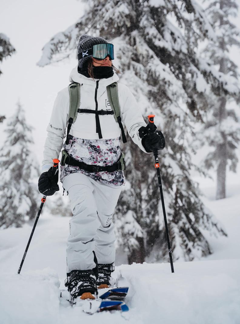 Veste Snowboard Burton [ak] Kimmy GORE-TEX 2L Anorak Femme Blanche | 984613-QUT