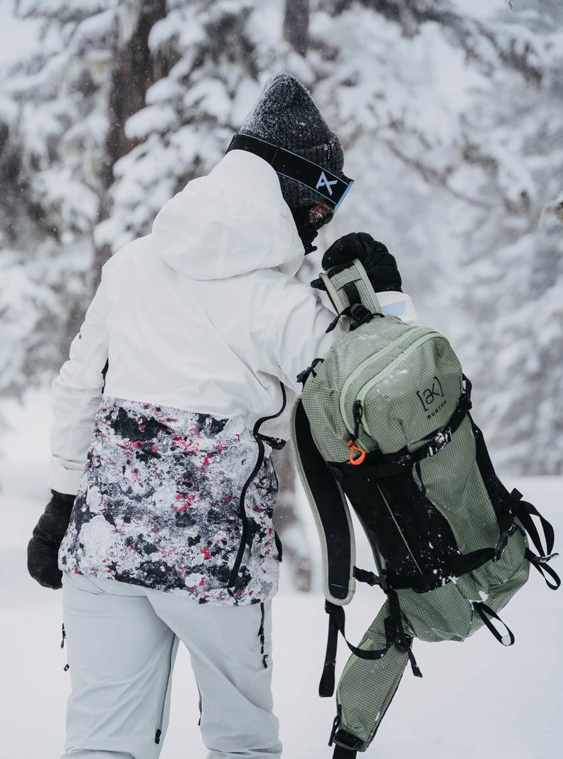 Veste Snowboard Burton [ak] Kimmy GORE-TEX 2L Anorak Femme Blanche | 984613-QUT