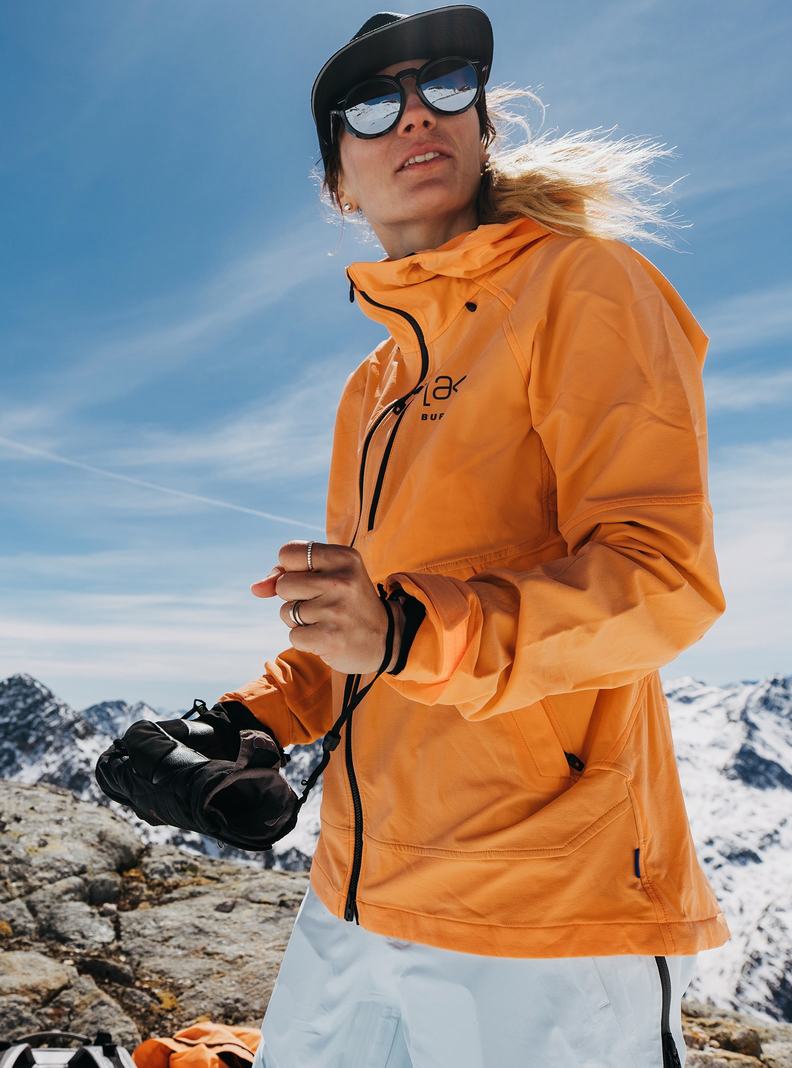 Veste Snowboard Burton [ak] Softshell Femme Orange | 431572-AQB