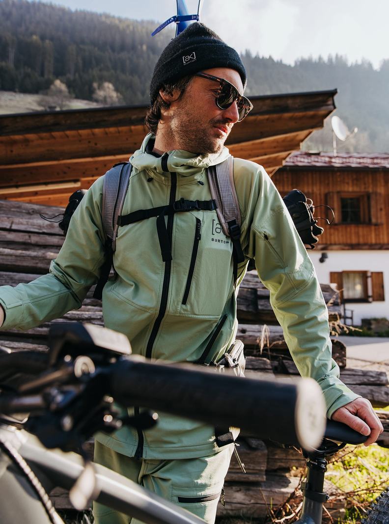 Veste Snowboard Burton [ak] Softshell Homme Vert | 038691-UNT