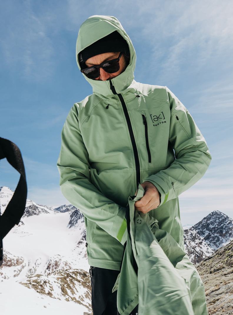 Veste Snowboard Burton [ak] Softshell Homme Vert | 038691-UNT