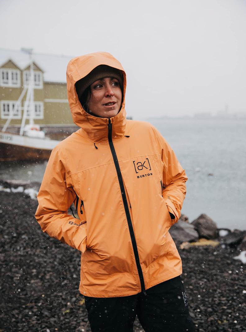 Veste Snowboard Burton [ak] Surgence GORE-TEX 2L Femme Orange | 458679-PQT