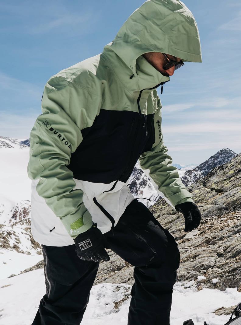Veste Snowboard Burton [ak] Swash GORE‑TEX 2L Homme Vert Blanche Noir | 759208-EKC