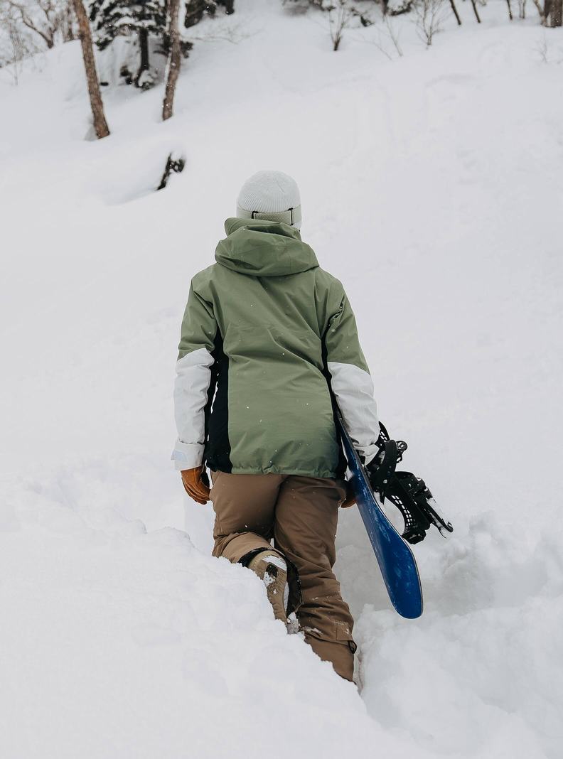 Veste Snowboard Burton [ak] Upshift GORE-TEX 2L Femme Vert Blanche Noir | 638942-EGN
