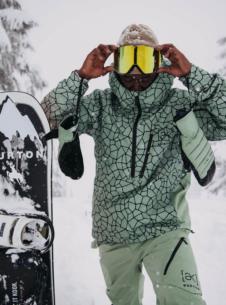 Veste Snowboard Burton [ak] Velocity GORE‑TEX 2L Anorak Homme Vert | 263587-TOW