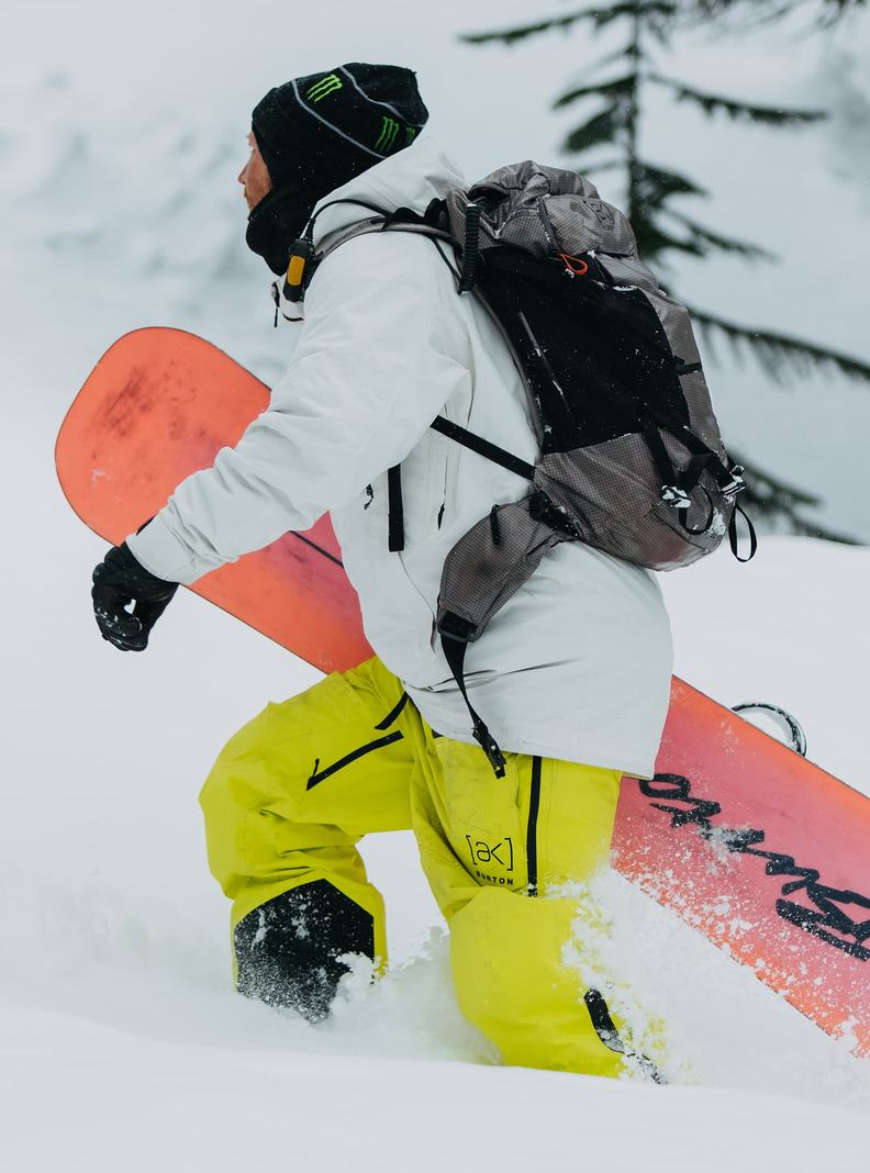 Veste Snowboard Burton [ak] Velocity GORE‑TEX 2L Anorak Homme Blanche | 293781-MZR