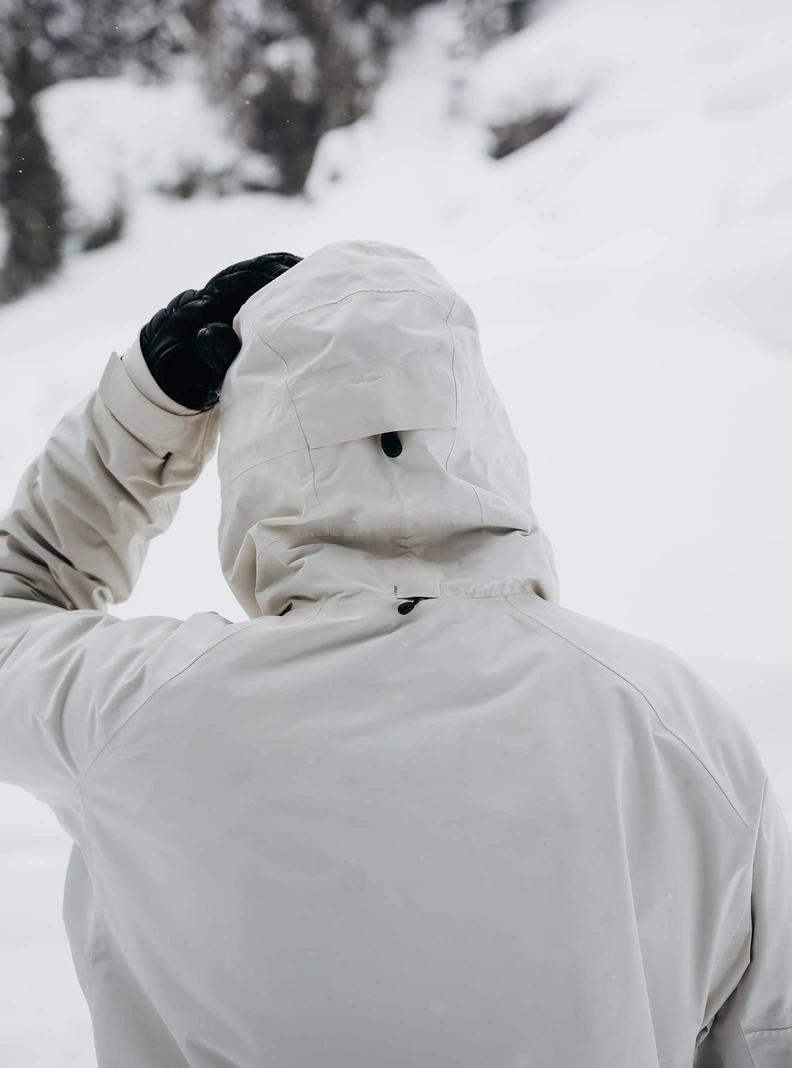 Veste Snowboard Burton [ak] Velocity GORE‑TEX 2L Anorak Homme Blanche | 293781-MZR